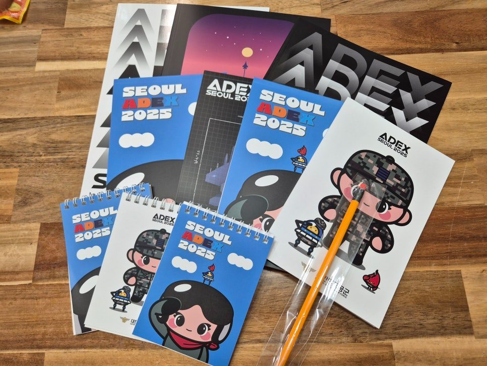 Seoul ADEX 2025 notebook and memo pad series
